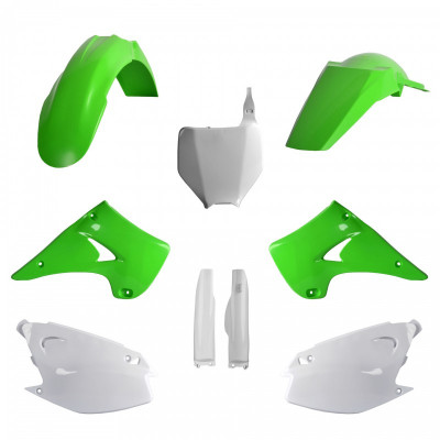 Set de materiale plastice POLISPORT Full Plastic Kit Kawasaki KX 125/250 (2004-08) OEM