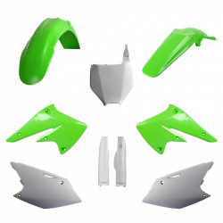 Set de materiale plastice POLISPORT Full Plastic Kit Kawasaki KX 250F (2004-05) ОЕМ