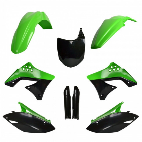 Set de materiale plastice POLISPORT Full Plastic Kit Kawasaki KX 250F (2009-12) ОЕМ 09 Set de materiale plastice POLISPORT Full Plastic Kit Kawasaki KX 250F (2009-12) ОЕМ 09