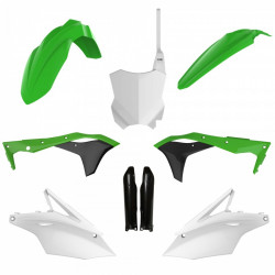 Set de materiale plastice POLISPORT Full Plastic Kit Kawasaki KX 250F (2017-20) ОЕМ 17-18