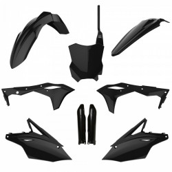 Set de materiale plastice  POLISPORT Full Plastic Kit Kawasaki KX 250F (2017-20) Black