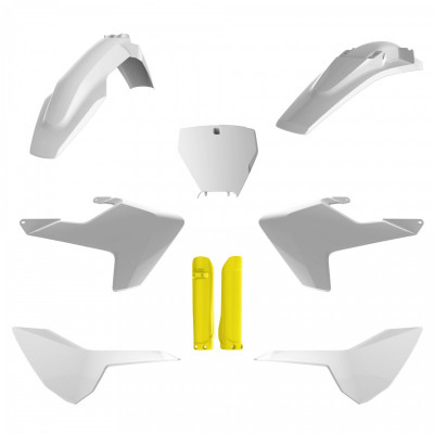 Set de materiale plastice POLISPORT Full Plastic Kit Husqvarna TC/FC (2016-18) OEM