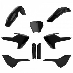 Set de materiale plastice  POLISPORT Full Plastic Kit Husqvarna TC/FC (2016-18) Black