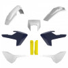 Set de materiale plastice POLISPORT Full Plastic Kit Husqvarna TE/FE (2017-19) OEM 17-18