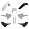 Set de materiale plastice POLISPORT Full Plastic Kit Husqvarna TE/FE (2017-19) White/Black