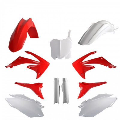 Kit cu materiale plastice POLISPORT Full Kit Honda CRF250R (11-13) CRF450R (11-12) OEM 
