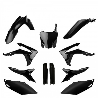 Kit cu materiale plastice POLISPORT Full Kit Honda CRF250R(14-17) CRF450R(13-16) Black