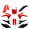 Kit cu materiale plastice POLISPORT Full Kit Honda CRF250R(14-17) CRF450R(13-16) Red/Black