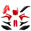Kit cu materiale plastice POLISPORT Full Kit Honda CRF250R(14-17) CRF450R(13-16) Red/Black thumb