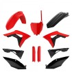 Kit cu materiale plasctice POLISPORT Full Kit Honda CRF250R(18-21) CRF450R(17-20) Red/Black thumb
