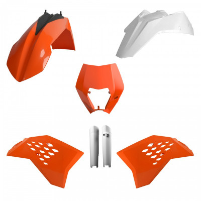 Kit cu materiale plastice  POLISPORT Full Kit EXC/EXC-F/ XC-W / XC-FW (08-11) OEM 11