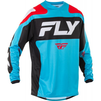 Bluza motocross FLY RACING F-16 Riding -Light Blue/Red/Black 2025 Bluza motocross FLY RACING F-16 Riding -Light Blue/Red/Black 2025