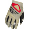 Mănuși motocross FLY RACING Kinetic SYM- Light Grey/Red/Black 2025
