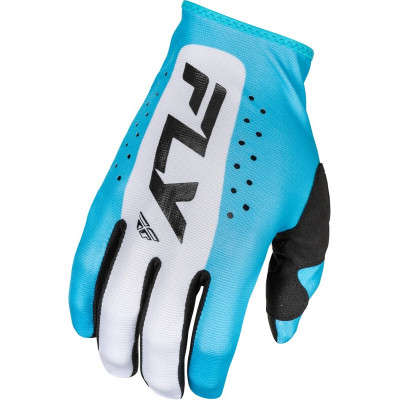 Mănuși motocross pentru copii FLY RACING Lite - Blue/White/Black 2025 Mănuși motocross pentru copii FLY RACING Lite - Blue/White/Black 2025