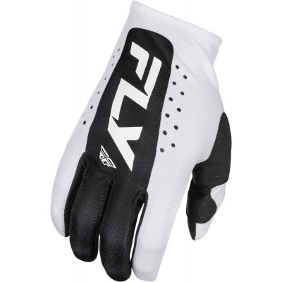 Mănuși motocross pentru copii FLY RACING Lite - White/Black 2025 Mănuși motocross pentru copii FLY RACING Lite - White/Black 2025