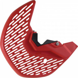 Protectie disc de frana POLISPORT MX Disc & Bottom Fork Guard Honda CRF 250R/450R (2010-14) Red