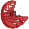 Protectie disc de frana POLISPORT Disc & Bottom Fork Protector CRF R (15>) 450RX (17>) 250RX (19>) Red