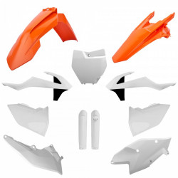 Set de materiale plastice POLISPORT Full Kit KTM SX/SX-F/XC/XC-F(16-18) OEM 17