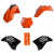 Set de materiale plastice POLISPORT Full Plastic Kit KTM SX/SX-F (2007) OEM Set de materiale plastice POLISPORT Full Plastic Kit KTM SX/SX-F (2007) OEM thumb