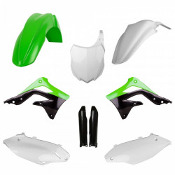 Set de materiale plastice POLISPORT Full Kit Kawasaki KX450F (13-15) OEM