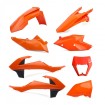 Set de materiale plastice  POLISPORT Standard Plastic Kit KTM EXC/EXC-F/XC-W/XCF-W (2017-19) Orange thumb