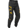 Pantaloni motocross FLY RACING Kinetic Center- Black/Gold 2025