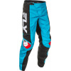 Pantaloni motocross  FLY RACING F-16 Riding- Light Blue/Red/Black 2025