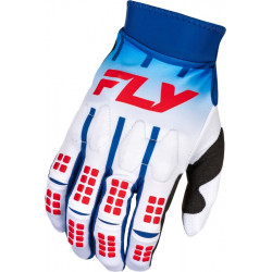 Mănuși motocross FLY RACING Evolution DST- White/Red/Blue 2025