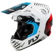 Casca motocross FLY RACING Formula CP Slice - White/Red/Cyan 2025  thumb