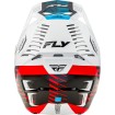 Casca motocross FLY RACING Formula CP Slice - White/Red/Cyan 2025  thumb