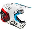 Casca motocross FLY RACING Formula CP Slice - White/Red/Cyan 2025  thumb