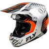Cască Motocross FLY RACING Formula CP Slice - Grey/Orange/Black 2025 