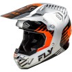 Cască Motocross FLY RACING Formula CP Slice - Grey/Orange/Black 2025  thumb