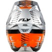 Cască Motocross FLY RACING Formula CP Slice - Grey/Orange/Black 2025  thumb