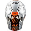 Cască Motocross FLY RACING Formula CP Slice - Grey/Orange/Black 2025  thumb