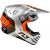 Cască Motocross FLY RACING Formula CP Slice - Grey/Orange/Black 2025  thumb
