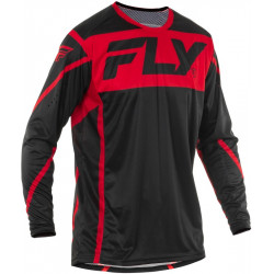 Bluza motocross FLY RACING Lite- Black/Red 2025 Bluza motocross FLY RACING Lite- Black/Red 2025