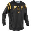 Bluza motocross FLY RACING Kinetic Center- Black/Gold 2025 thumb