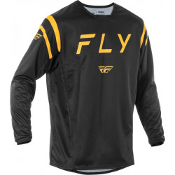 Bluza motocross FLY RACING Kinetic Center- Black/Gold 2025