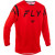 Bluza motocross  FLY RACING Kinetic Center-Red/Black 2025 thumb