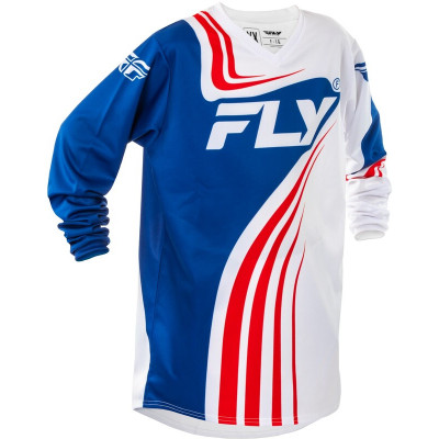 Bluza motocross pentru copii FLY RACING F-16 Riding - Red/White/Blue 2025 Bluza motocross pentru copii FLY RACING F-16 Riding - Red/White/Blue 2025