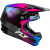 Cască Motocross FLY RACING Formula S Carbon Protocol-Black Carbon/Blue/Pink 2025 thumb