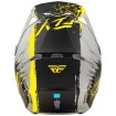 Cască Motocross FLY RACING Formula CP Manic - Matte Grey/Black/Yellow 2025 thumb