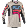 Bluza motocross  FLY RACING Lite Vice S.E.- Light Grey/Pink/Coral