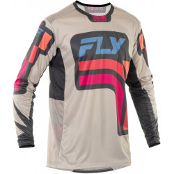 Bluza motocross  FLY RACING Lite Vice S.E.- Light Grey/Pink/Coral Bluza motocross  FLY RACING Lite Vice S.E.- Light Grey/Pink/Coral