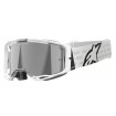 Ochelari motocross ALPINESTARS VISION 8 CORP WHT MIRROR-SILVER thumb