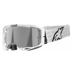 Ochelari motocross ALPINESTARS VISION 8 CORP WHT MIRROR-SILVER