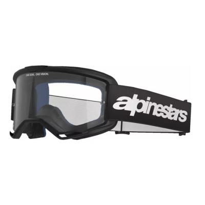 Ochelari motocross ALPINESTARS VISION 3 WORDMARK BLK CLEAR