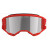 Ochelari motocross  ALPINESTARS VISION 3 WORDMARK RED MIRROR-SIL thumb