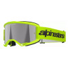 Ochelari motocross  ALPINESTARS VISION 3 WORDMARK YLW FLUO MIRROR-SIL
